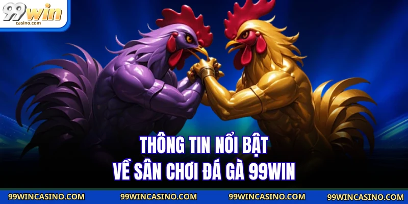 Thông tin nổi bật về sân chơi đá gà 99WIN